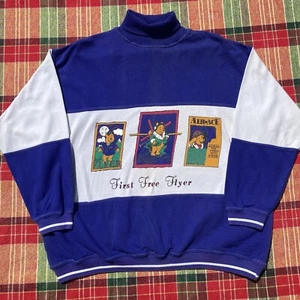 Vintage Winnie The Pooh Sweatshirt Size Large 1990’s St Michael Graphic Print - Picture 1 of 9
