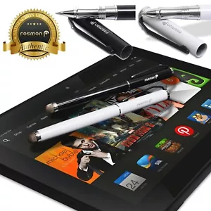 Fosmon 2X Ballpoint Pen+Capacitive Touch Screen Stylus Pen For Smartphone/Tablet - Picture 1 of 9