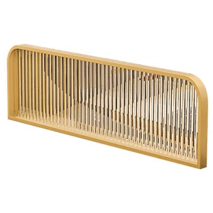 Striped Glass Restaurant Decorative Partitions, Desk Divider, Privacy Panels New - Picture 1 of 8