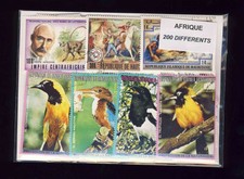 Africa 200 Francobolli Diversi Timbrati Tutti i Paesi