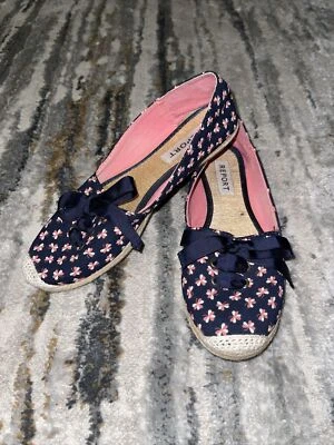 Report “Bee” Cute Bow Floral Jute Espadrille Size 8 - Image 1 of 4