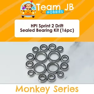 HPI Sprint 2 Drift - 16 Pcs Rubber Sealed Bearings Kit - Picture 1 of 2