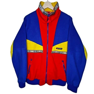 Berghaus Fleece Mens Medium Full Zip Dean Street Aztec Hiking Gorpcore Retro Top - Picture 1 of 21