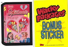 2007 Wacky Packages All New Series 6 (ANS6) *SPLITHEARTS* Bonus Sticker  B2