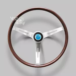Flat 4 GT wood Steering Wheel 14" volkswagen vw beetle 1956-1959 - Picture 1 of 3