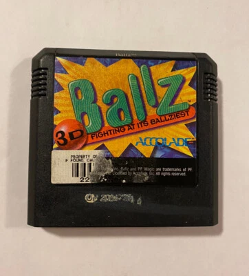 Ballz 3D Fighting -  (Sega Genesis, 1994) Tested Video Game Cartridge Works Fine - Image 1 of 4