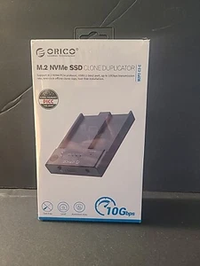 ORICO M.2 NVMe Cloner 2 Bay NVMe Dock Station USB C SSD Duplicator (U) - Picture 1 of 4