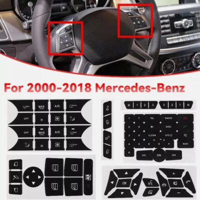 Juego de reparación de pegatinas de radio de puerta de aire acondicionado para volante Mercedes Benz Foto 1 de 4