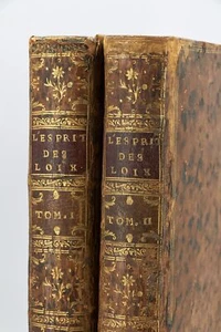 MONTESQUIEU De l'Esprit des loix Relié 1758 - Picture 1 of 1