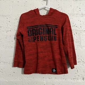 Original Penguin by Munsingwear Boys Shirt 5Y Red Heathered AS20 - Picture 1 of 5
