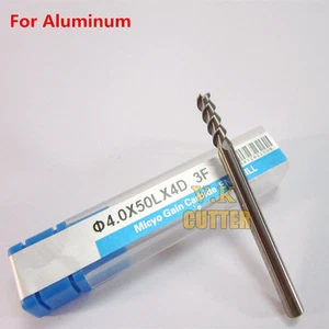 1x cortador de carburo de tungsteno especial para molino final de aluminio 3 flauta diamante 4,0 mm * 4 mm SHK - Imagen 1 de 2