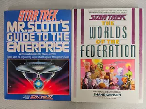 Star Trek Mr Scott's Guide To The Enterprise & The Worlds Of The Federation HB - Picture 1 of 6