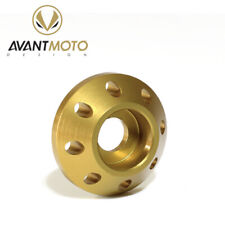 Avant Moto Design M6 Aluminium Drilled Cone Washer 22MM OD / Gold