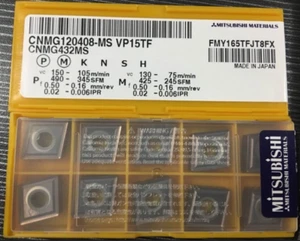 Nuevo 10 piezas/caja Mitsubishi CNMG120408-MS VP15TF CNMG432MS CNMG120408MS - Imagen 1 de 6