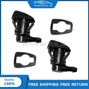 2 Pcs Windshield Washer Nozzle BE8Z17603A Fits Ford Fiesta 2011-2018 2019 - Picture 1 of 9