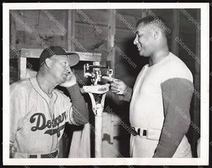 Roy Campanella Dressen Dodgers Baseball 7"x 9" Original Type 1 Photograph J27 - Picture 1 of 2
