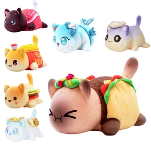 Meemeows Comida Aphmau Gato Muñeca Peluche Juguete Muñeca Donut Hamburguesa Relleno Regalo - Imagen 1 de 17