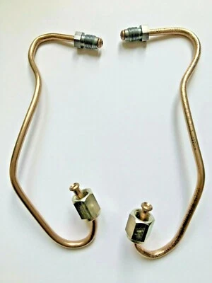 FRONT BRAKE PIPES FITS Land Rover Defender MK1 90/110 (1991-1997) CUPRONICKEL - Image 1 of 4
