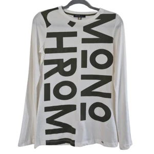 WAGGON PARIS Camiseta Alta Calidad Manga Larga Beige/Verde S/36 - Imagen 1 de 8