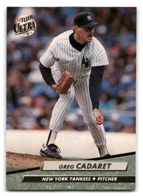 Greg Cadaret 1992 Ultra Baseball #404 New York Yankees - Image 1 of 2