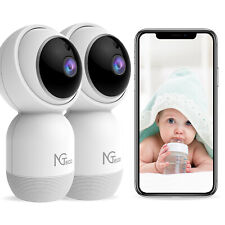 Security Cameras Indoor 1080P WiFi Camera Alexa Home Security Baby Monitor 2pcs