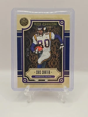 2022 Panini Legacy - Time Machines Cris Carter 01/50 #TM-25 Bookend Vikings - Image 1 of 3