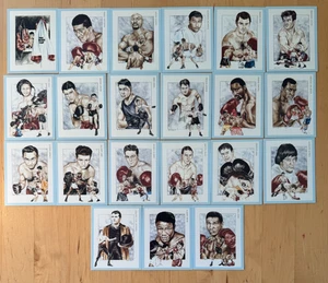 Boxing Champion Victoria Gallery 1991 Complete Set 1 w/ Title Card Champs - Picture 1 of 6