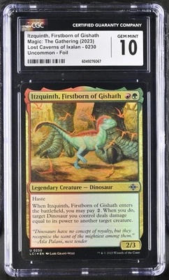 ITZQUINTH, FIRSTBORN OF GISHATH The Lost Caverns of Ixalan Foil CGC 10 MTG - Image 1 of 2