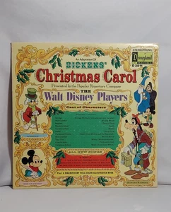 DISNEYLAND WALT DISNEY DICKENS CHRISTMAS CAROL Vinyl Lp Record 33rpm 12" - Bild 1 von 6