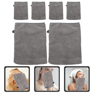 6 Pcs Reinigungsabdeckung Reisen Abschminktücher Wiederverwendbar Mikrofaser - Bild 1 von 12