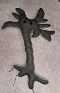Giant Microbes 27” GRAY BRAIN CELL Stuffed Plush Neuron Synapse Biology Science - Picture 1 of 6