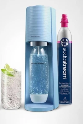 Sodastream TERRA Kit Inicial para Máquina de Água Espumante/Refrigerante-Azul-Novo (Leia) - Imagem 1 de 4