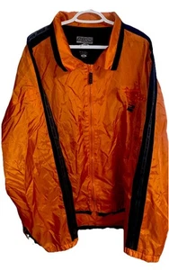 Veste zippée vintage IG Design Boss Performance orange XXL Y2K manches longues - Photo 1/5