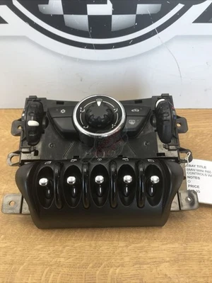 BMW Mini R60 Countryman Heater A/C Controls Window Switch Panel - Image 1 of 4