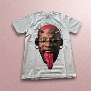 vlone dennis rodman t-shirt men’s small white short sleeve made in USA new - Picture 1 of 7