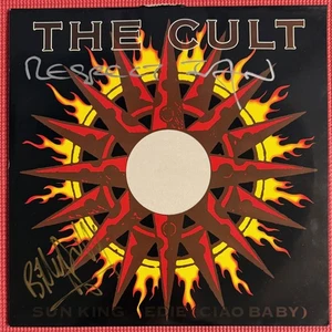 Beckett THE CULT signed x 2 SUN KING & EDIE (CIAO BABY) handsigniert 12" SINGLE - Bild 1 von 7