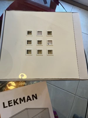 IKEA LEKMAN Storage Organize Bin Box 13x13x14.5 WT 102.471.38 Discontinued NIOB - Image 1 of 4