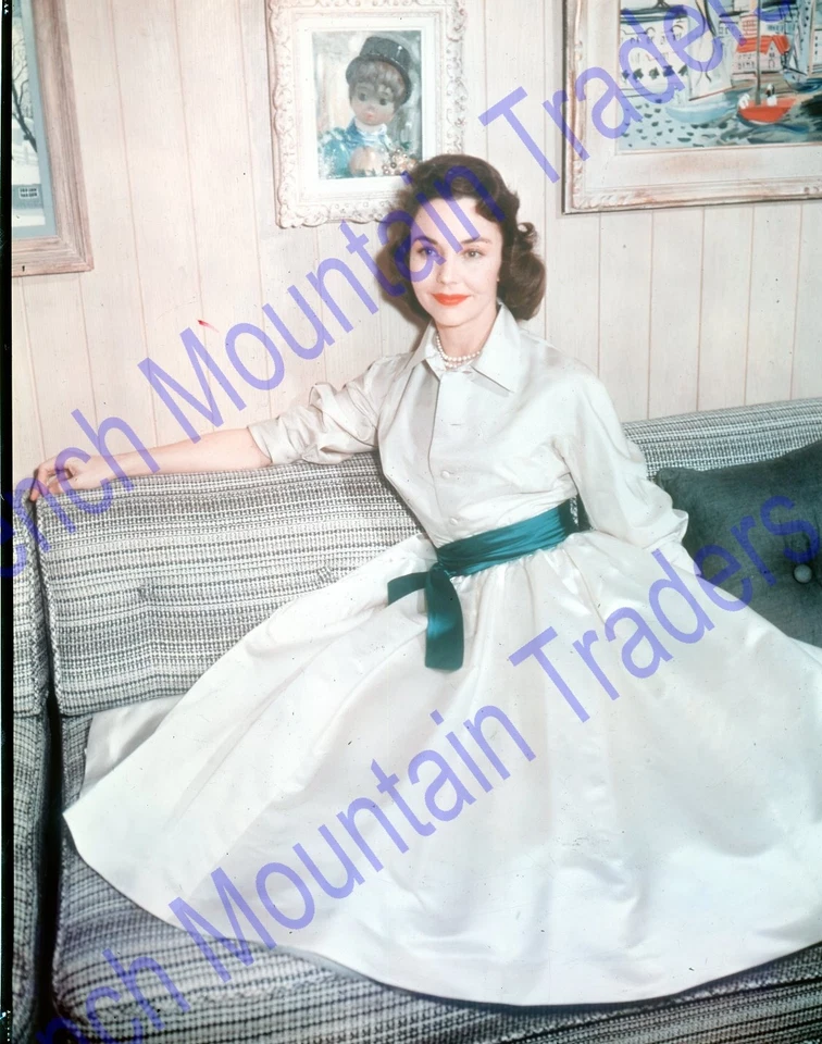 Jennifer Jones 8x10" Foto Transparencia, Bonito Color 4860 Foto 1 de 1