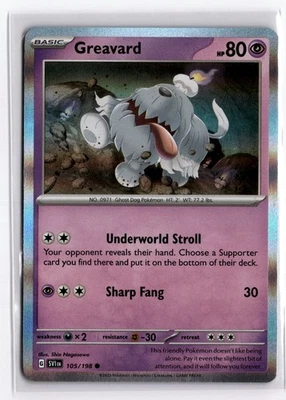 Greavard - (Mirage Holo) Common Miscellaneous Cards & Products 105/198 NM - Image 1 of 2