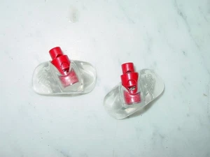 Nike Air Jordan Retro 5 Red Shoe Lace Lock Holders! - Bild 1 von 1