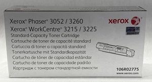 NEW GENUINE XEROX TONER BLACK CARTRIDGE 106R02775 PHASER 3052/3260 - Photo 1/11