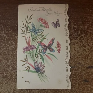 Vintage Grußkarte - Bild 1 von 7