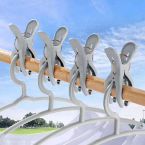 6X Clothes Clip Reusable Drying Quilt Clamp Multipurpose Windproof Fixing Clip - Picture 1 of 4