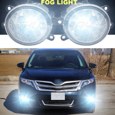 Par de faros antiniebla parachoques delantero de repuesto para Toyota Venza 09-15 EE. UU. Foto 1 de 4