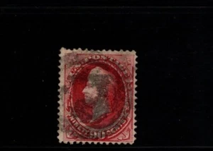 US#155,Fancy oval cancel,F-VF, sound stamp. Intense color. - Picture 1 of 1