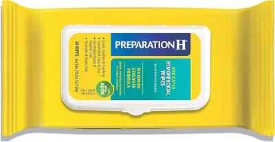 Preparation H Hemorrhoid Flushable Wipes with Witch 48 Count (Pack of 1)  — 第 1/2 张图片