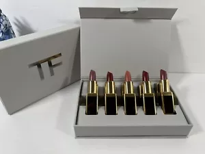 Tom Ford Lip Color Mini Deluxe 5 Piece Set New in Box - 04 16 80 03 01 NIB - Picture 1 of 5