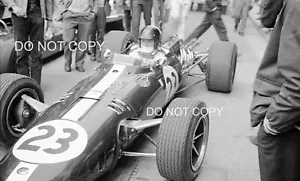 DAN GURNEY COCKPIT EAGLE T1G WESLAKE #23 MONACO GP  1967 NEGATIVE 35MM PHOTO AAR - Picture 1 of 3