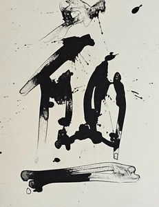 Robert Motherwell Lithograph & Poem Three Poems Octavio Paz Limited Edition art - Picture 1 of 9