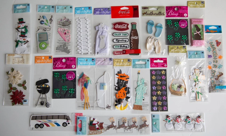 JOLEE'S BY YOU SMALL Jolee's Stickers, MISCELLANEOUS Theme, You Pick, some Rare!